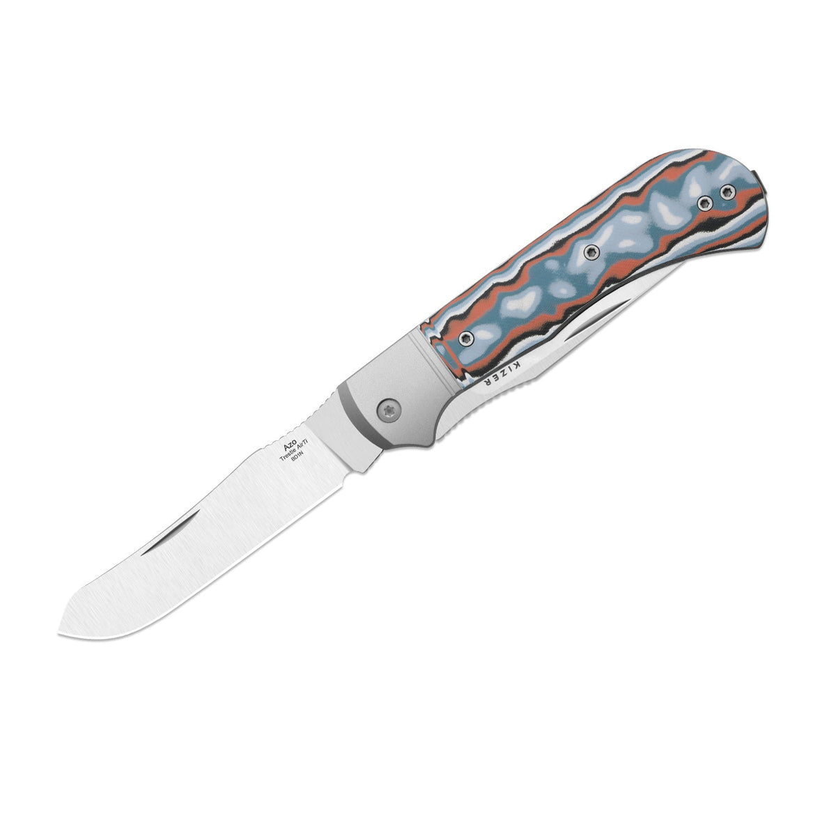 Trestle TP AirTi - Dual Blade | Aluminum & Vortex Micarta + Satin BD1N
