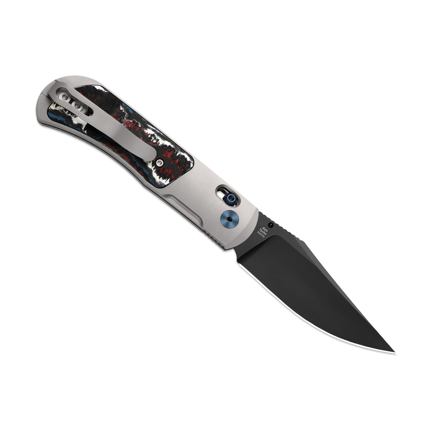 Tycho | Titanium & FatCarbon + Hollow Grind S45VN