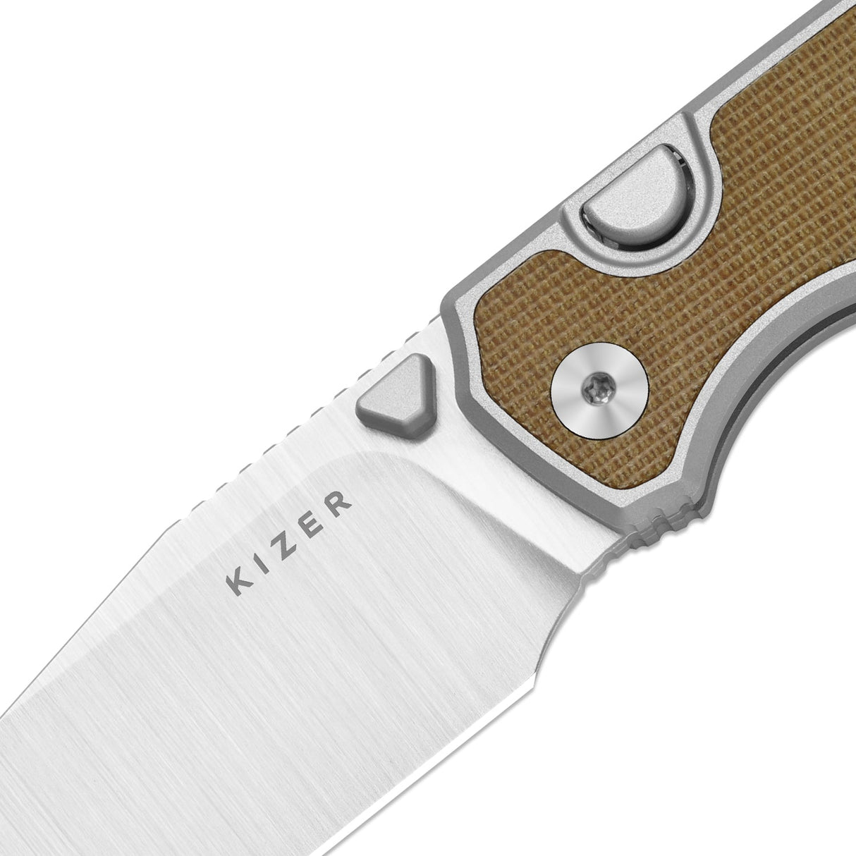 Wharning | Brown Norplex UltreX™ Micarta & Aluminium + Satin S45VN