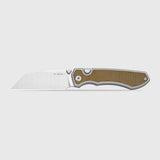 Wharning | Brown Norplex UltreX™ Micarta & Aluminium + Satin S45VN