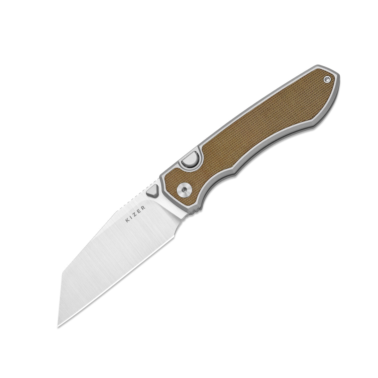 Wharning | Brown Norplex UltreX™ Micarta & Aluminium + Satin S45VN