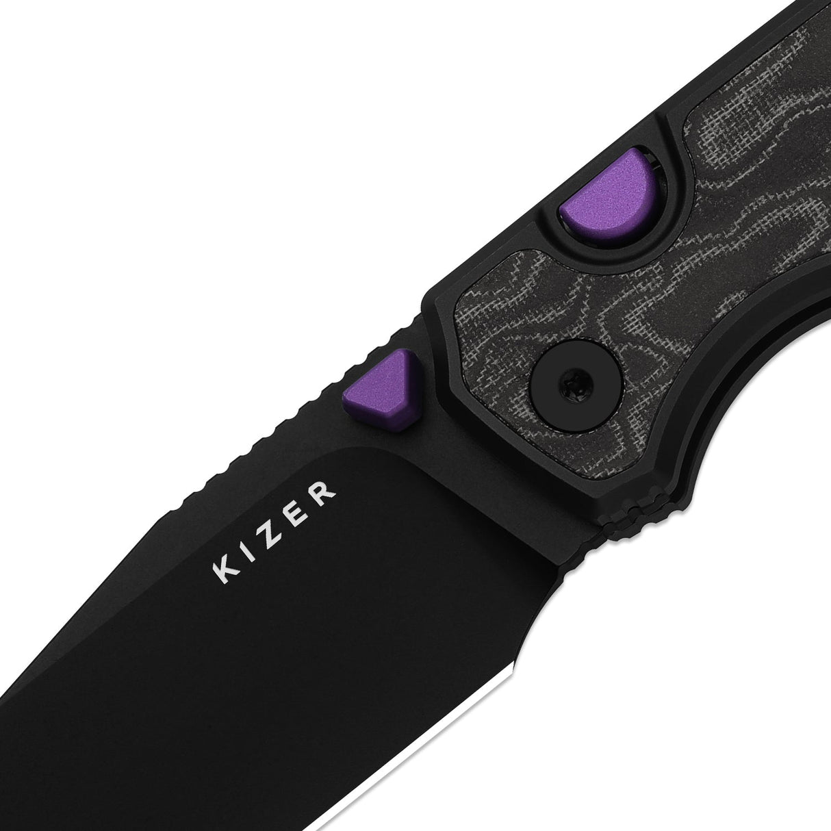 Wharning | Black Norplex UltreX™ Micarta & Aluminium + Black PVD S45VN