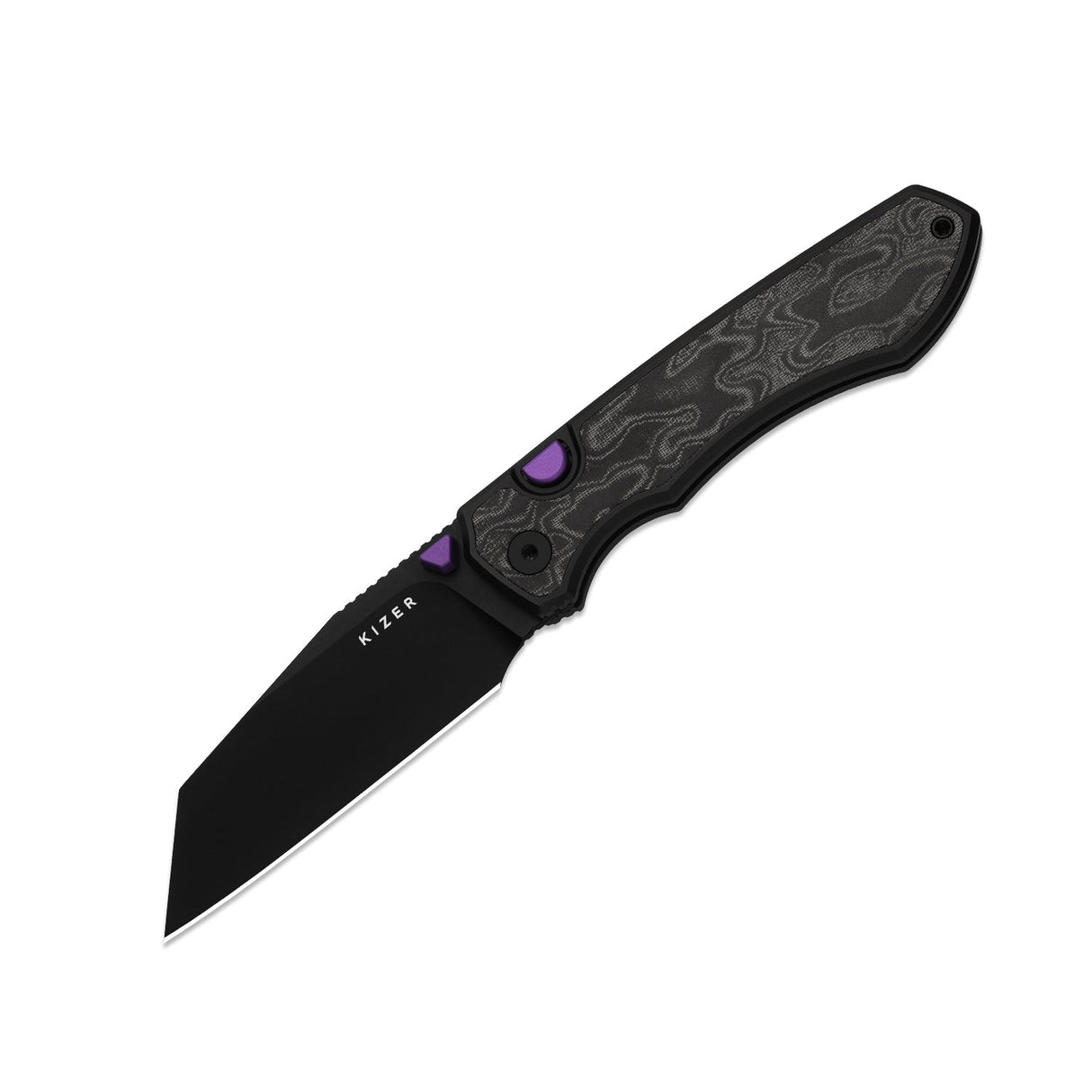 Wharning | Black Norplex UltreX™ Micarta & Aluminium + Black PVD S45VN
