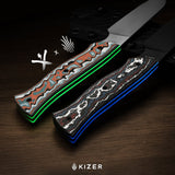 Whip Tail | FatCarbon Nebula & GID G10 + Black Coated CPM 10V