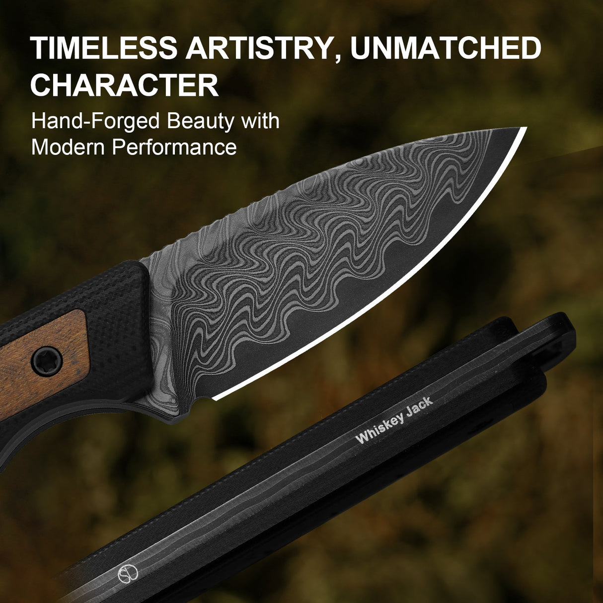 Whiskey Jack | Mkuruti Wood + Damascus