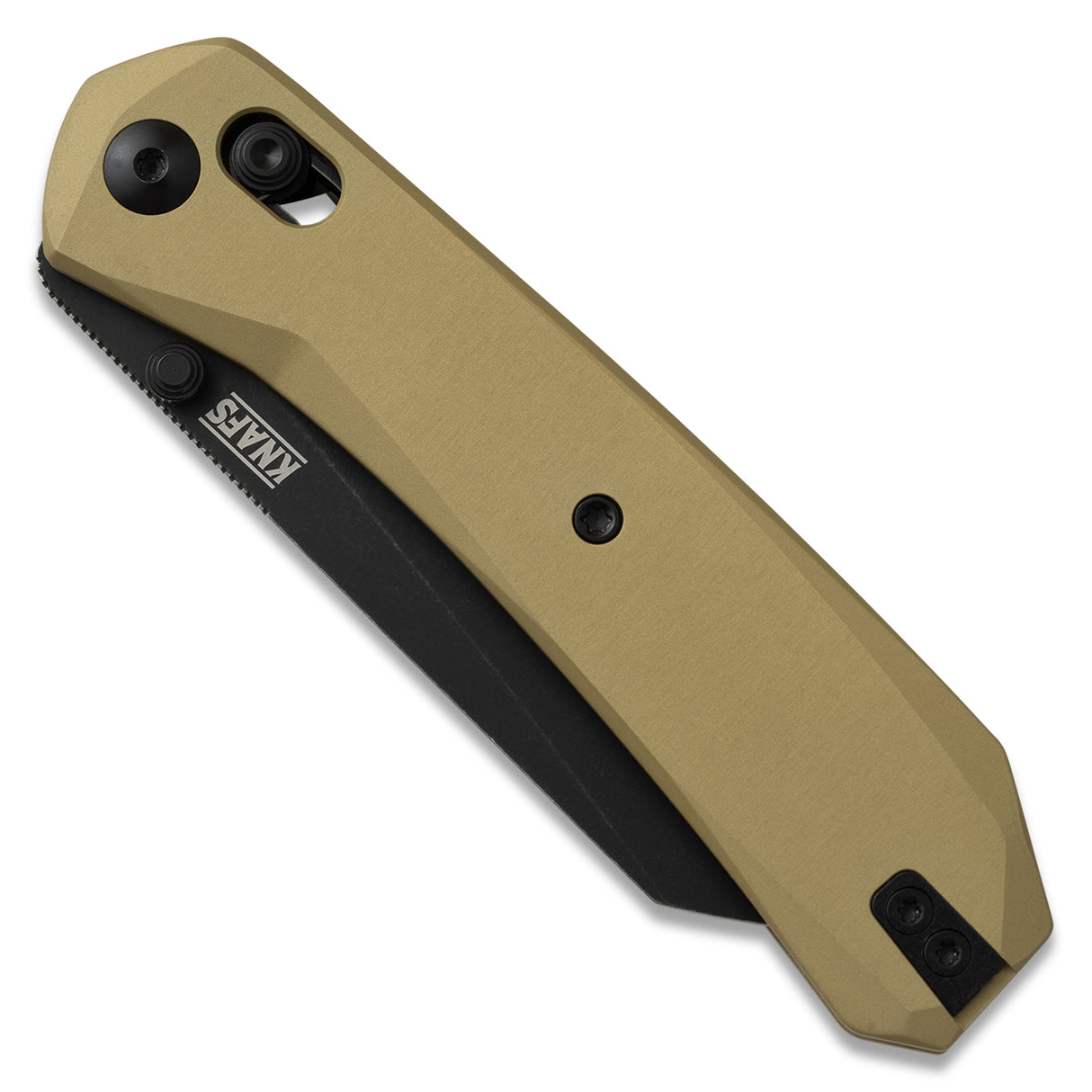 Lander 2 Reverse Tanto | Gold Aluminium + Blackwash Elmax