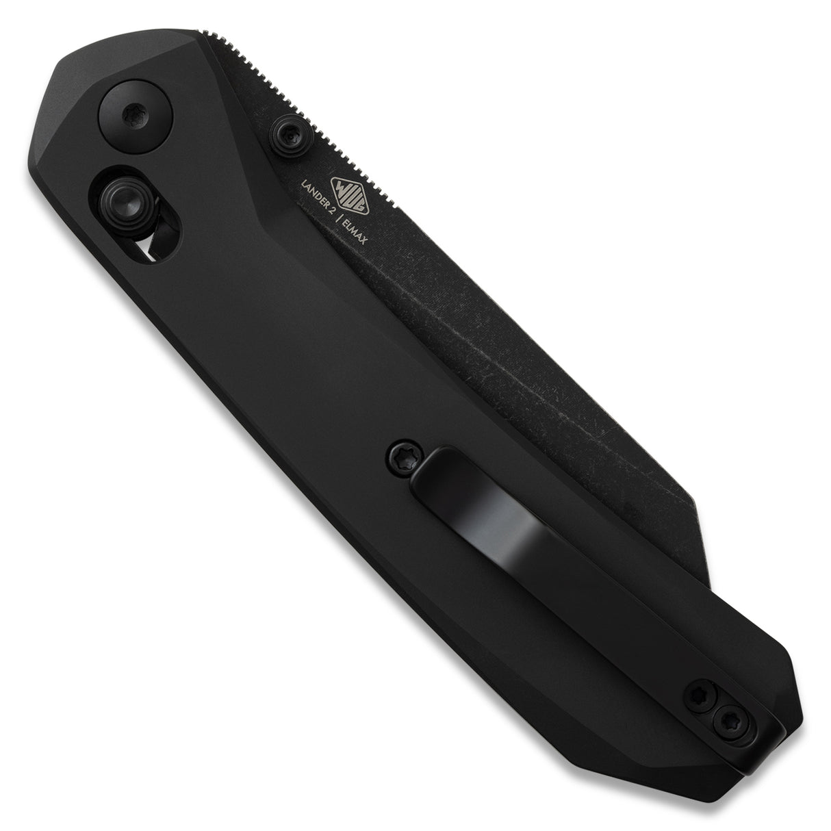 Lander 2 Reverse Tanto | Black Aluminium + Blackwash Elmax