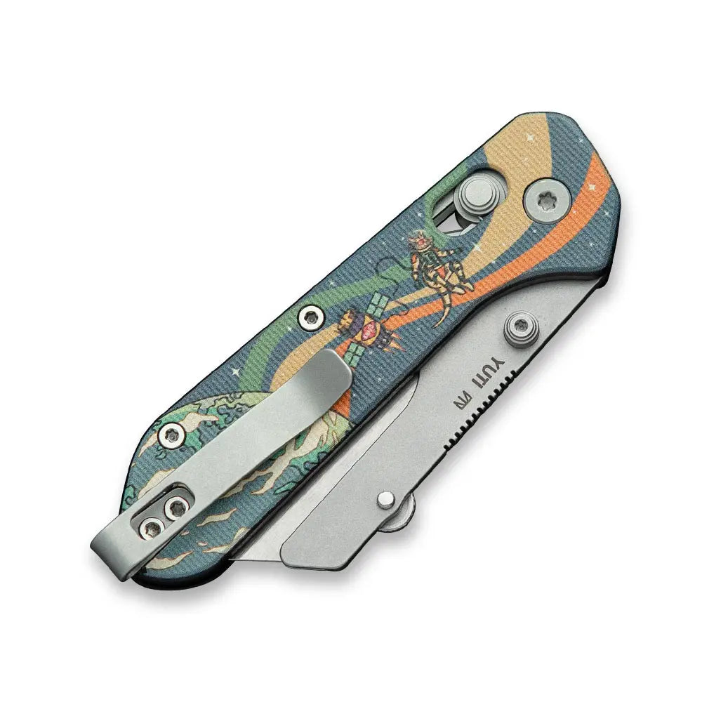 Yuti Utility Knife | Space Roo G10 - Signed by Ben Petersen