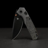 Psyop 299 | Black Norplex UltreX Micarta™ Ti Bolster + Blackwash S35VN - A2233