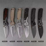 Psyop 299 | Black Norplex UltreX Micarta™ Ti Bolster + Blackwash S35VN - A2233