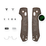 Raccoon Crossbar 2.0 ModSwap™ Handle Scales Kit | Brown GID Micarta