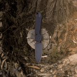 Raccoon 2.0 Top Liner Lock | Black Micarta + 14C28N Drop Point - A2902