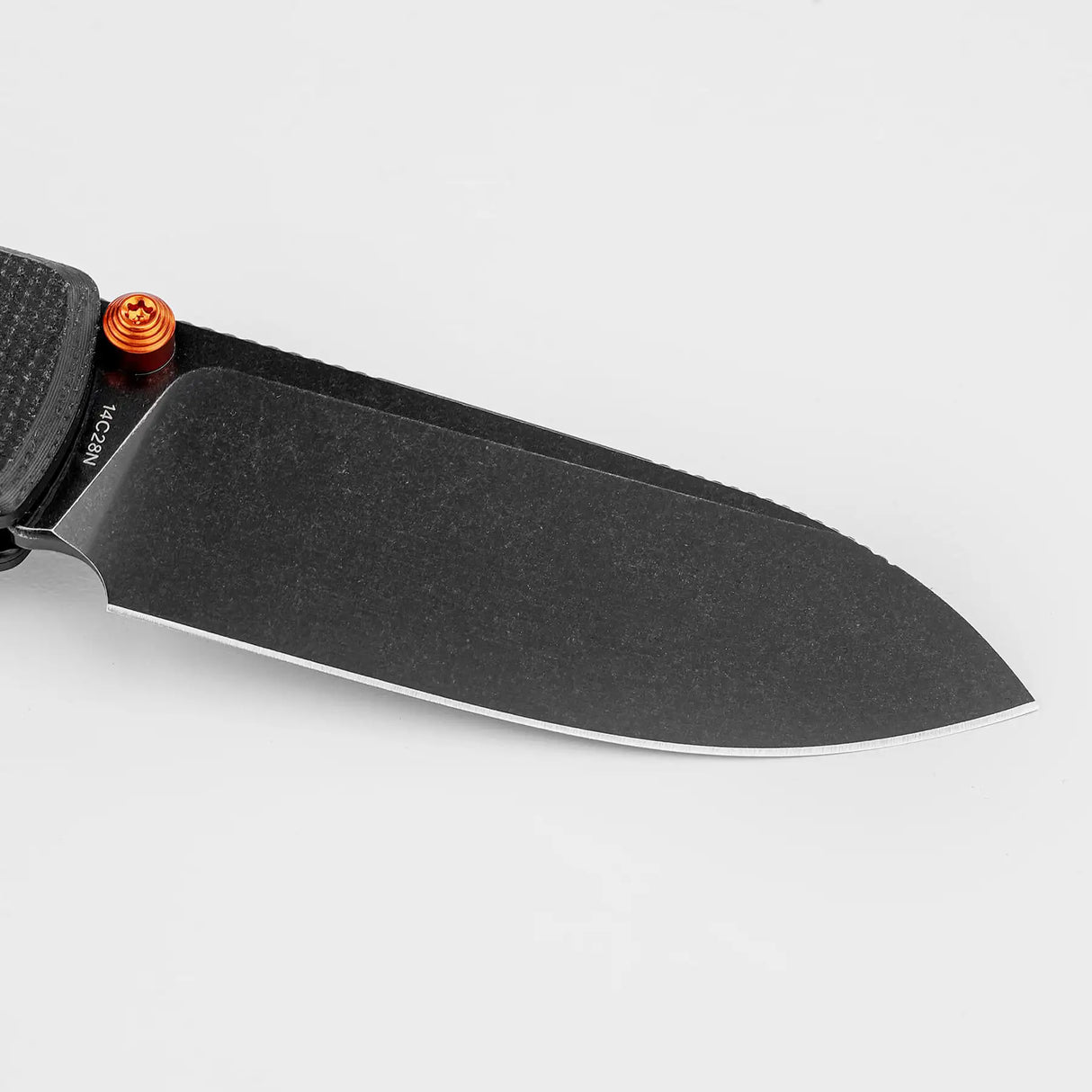 Raccoon 2.0 Top Liner Lock | Black Micarta + 14C28N Drop Point - A2902