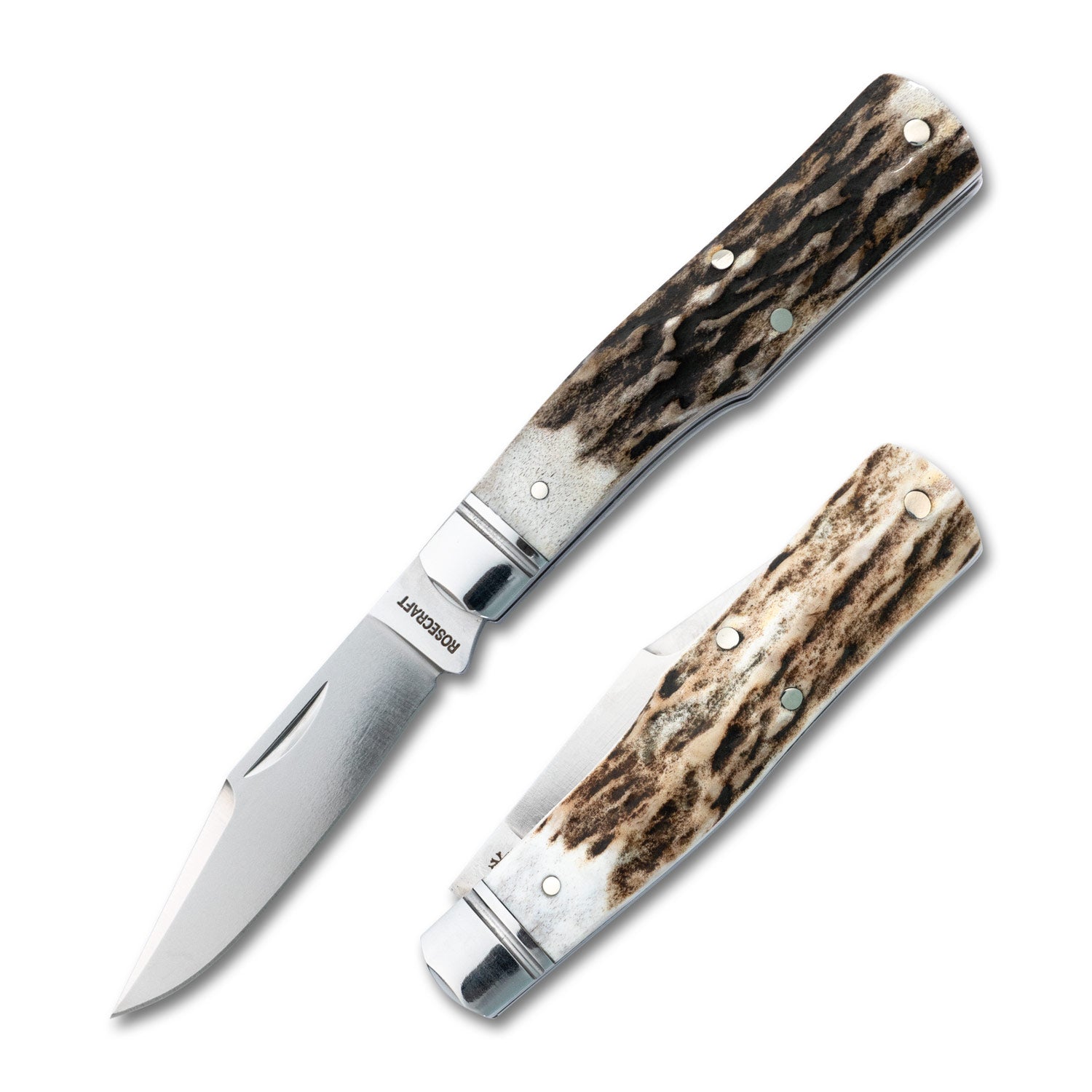 Savage Creek Gunstock Stag Slipjoint - RCT014-ST