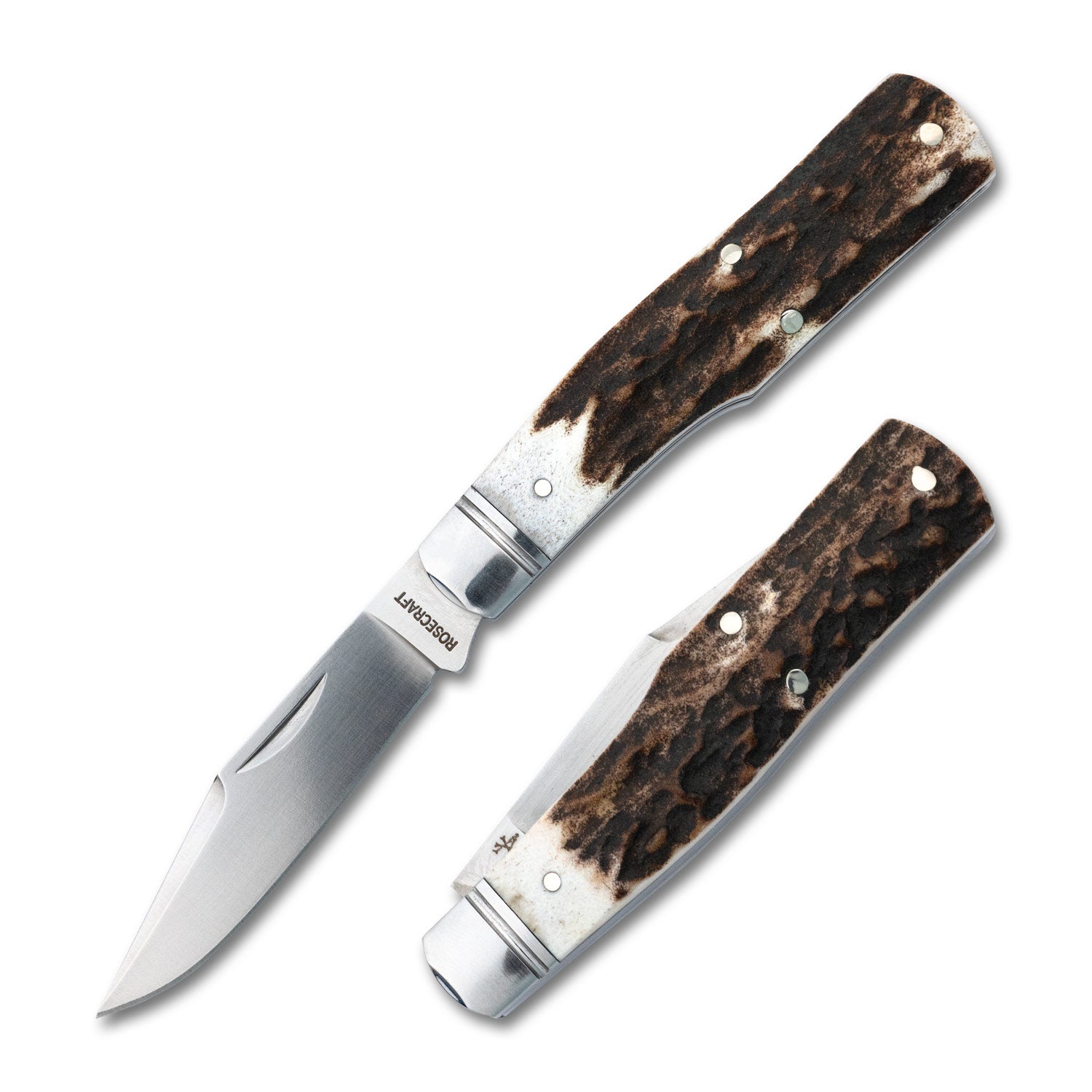 Savage Creek Gunstock Stag Slipjoint - RCT014-ST