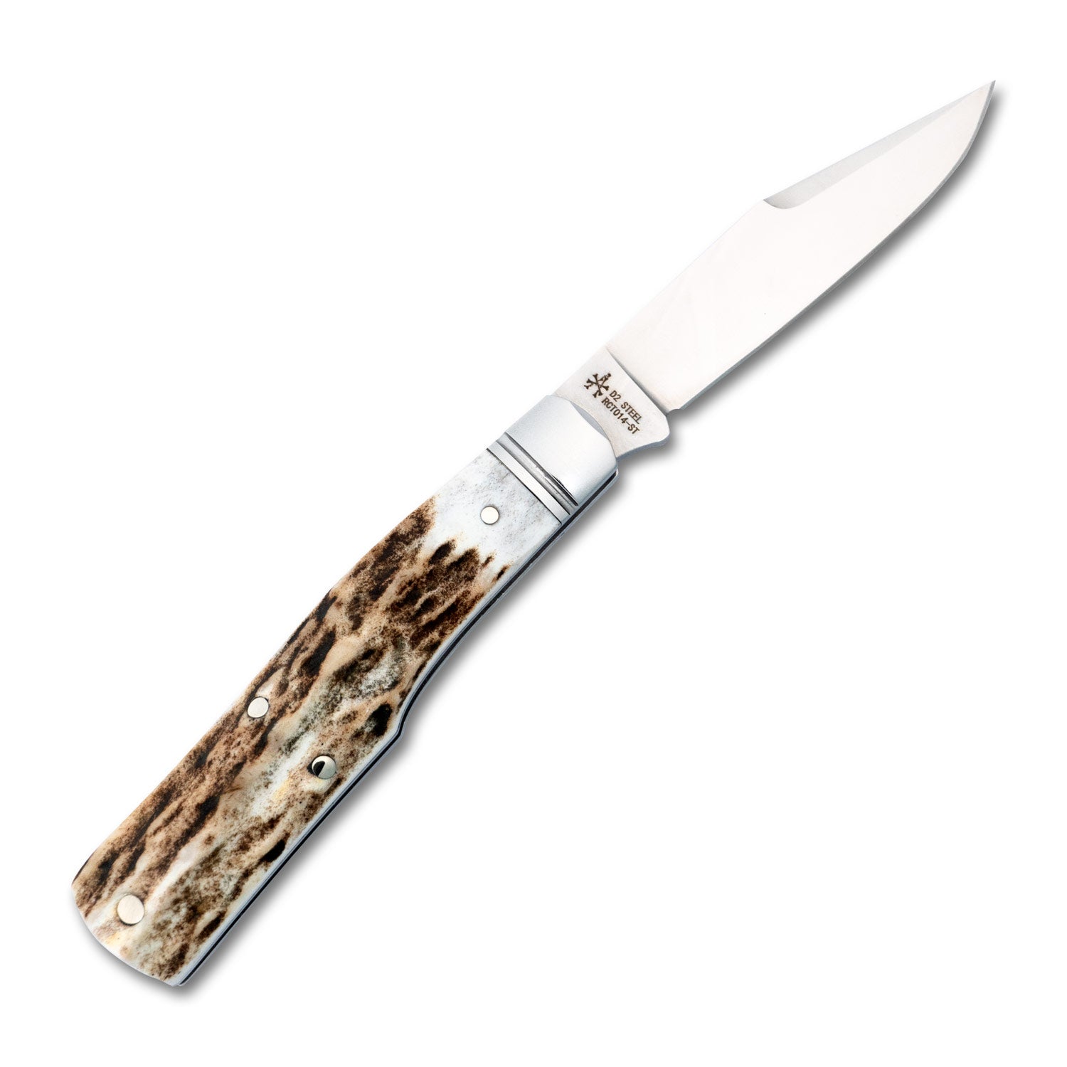 Savage Creek Gunstock Stag Slipjoint - RCT014-ST