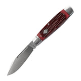Barren Fork Jack Red Jigged Bone Slipjoint - RCT031-RJB