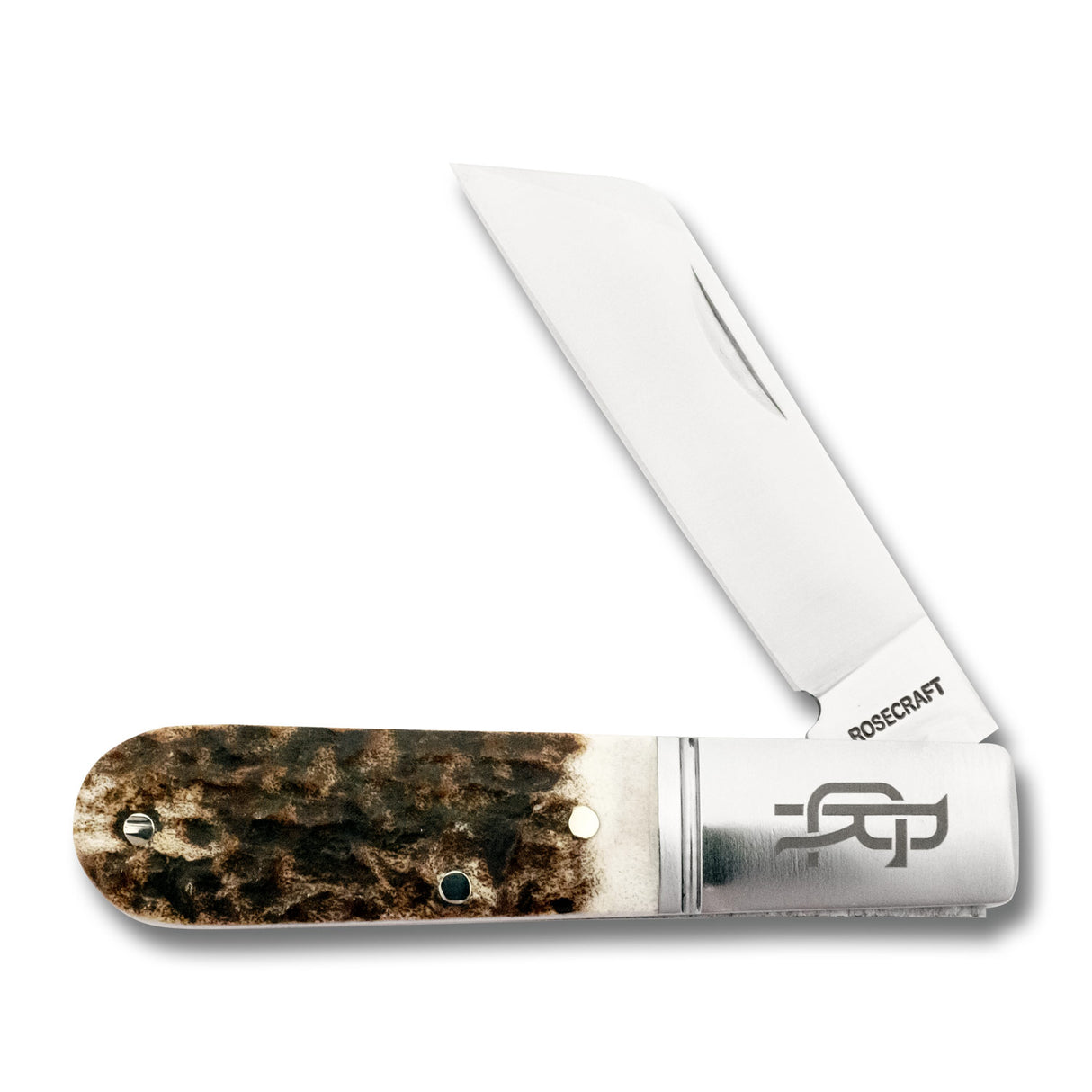 RoseCraft Blades Beaver Creek Barlow Stag Slipjoint - RCT006-STG