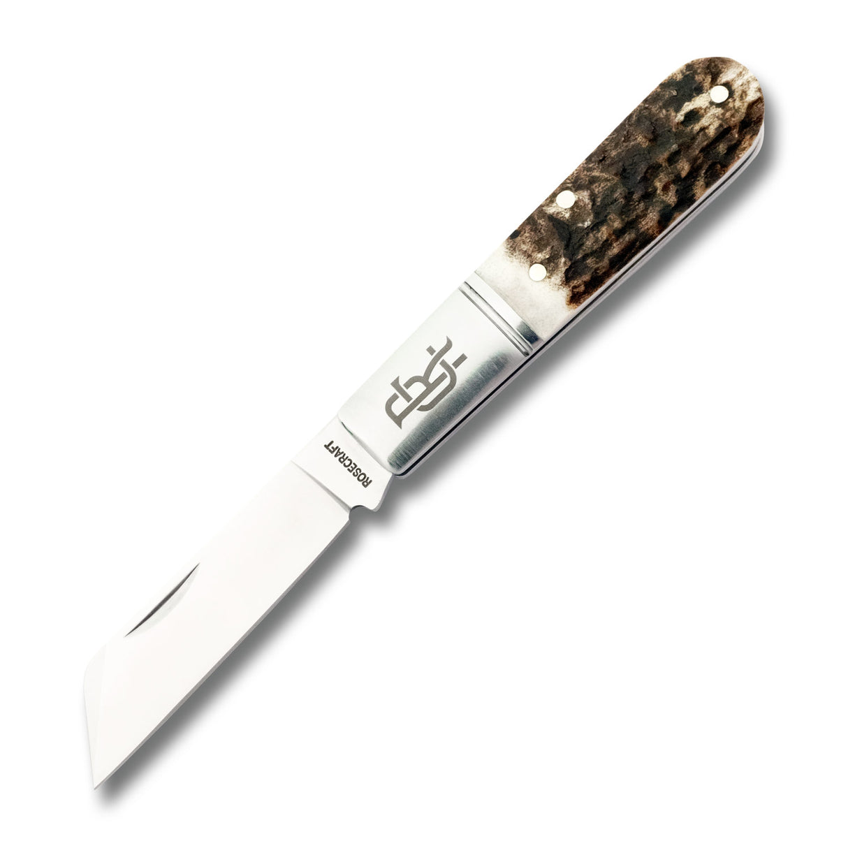 RoseCraft Blades Beaver Creek Barlow Stag Slipjoint - RCT006-STG