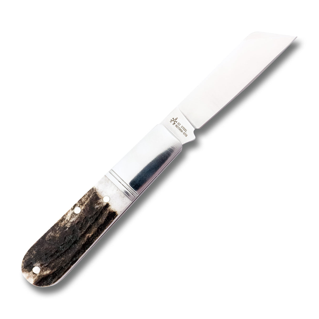 RoseCraft Blades Beaver Creek Barlow Stag Slipjoint - RCT006-STG