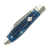 Tanasi Lake Tear Drop | Blue Jigged Bone Slipjoint - RCT017-BJB