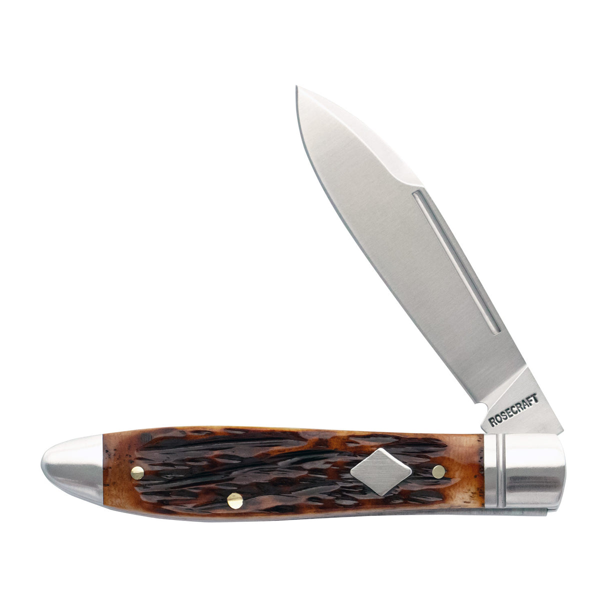 Tanasi Lake Tear Drop | Dapper Jigged Bone Slipjoint - RCT017-DJB