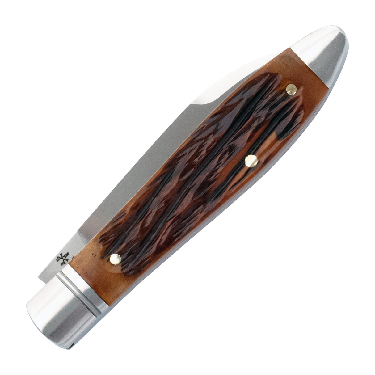 Tanasi Lake Tear Drop | Dapper Jigged Bone Slipjoint - RCT017-DJB