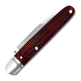 Tuckahoe Jack Red Barnboard Jigged Bone Slipjoint - RCT032- RJB