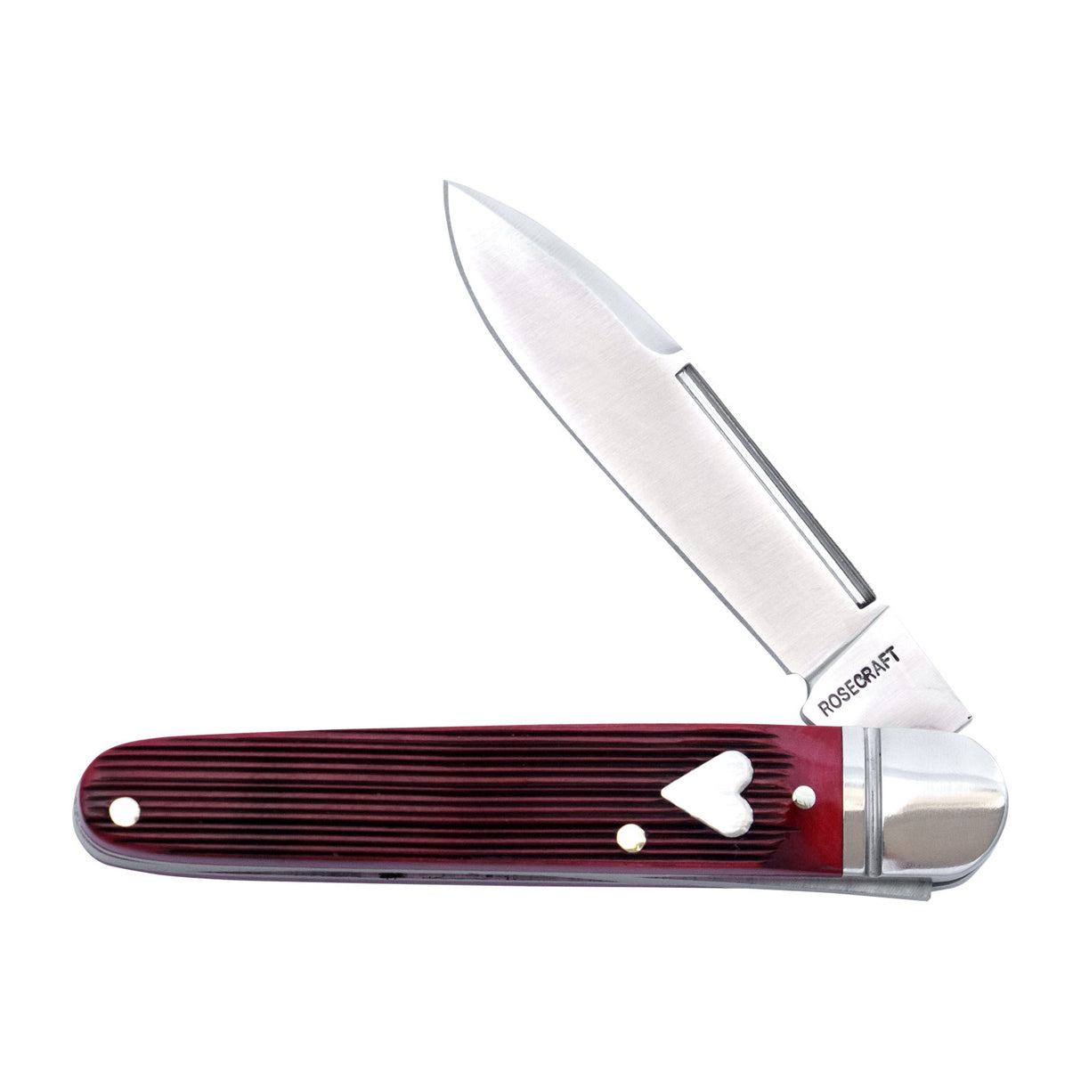 Tuckahoe Jack Red Barnboard Jigged Bone Slipjoint - RCT032- RJB