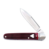 Tuckahoe Jack Red Barnboard Jigged Bone Slipjoint - RCT032- RJB