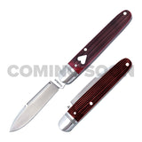 Tuckahoe Jack Red Barnboard Jigged Bone Slipjoint - RCT032- RJB