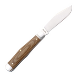Cumberland River Coke Bottle Light Brown Micarta Slipjoint - RCT026-LBM