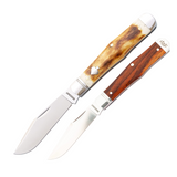 Cumberland River Coke Bottle Toasted White Bone Slipjoint - RCT026-TWB