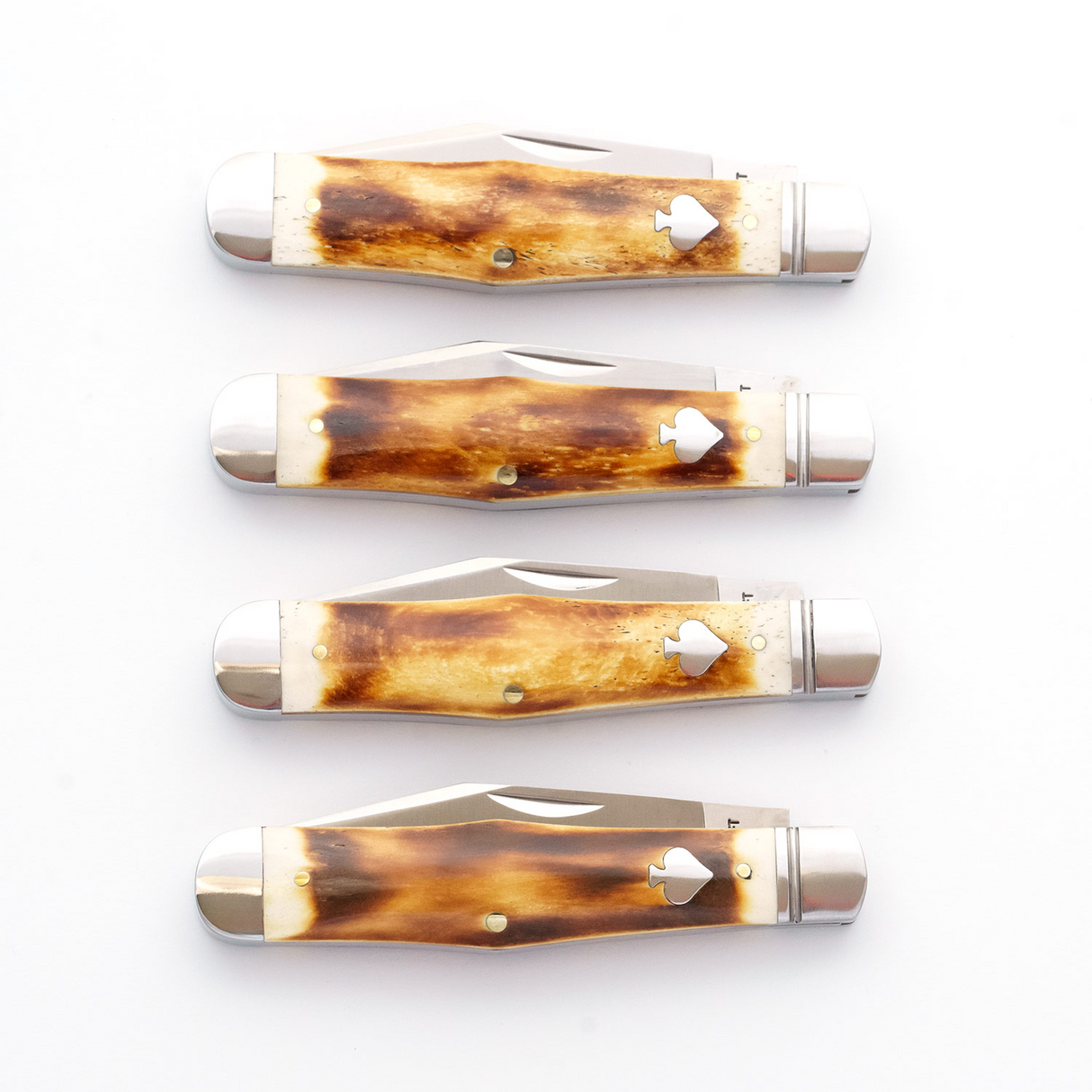 Cumberland River Coke Bottle Toasted White Bone Slipjoint - RCT026-TWB