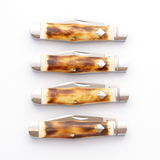 Cumberland River Coke Bottle Toasted White Bone Slipjoint - RCT026-TWB