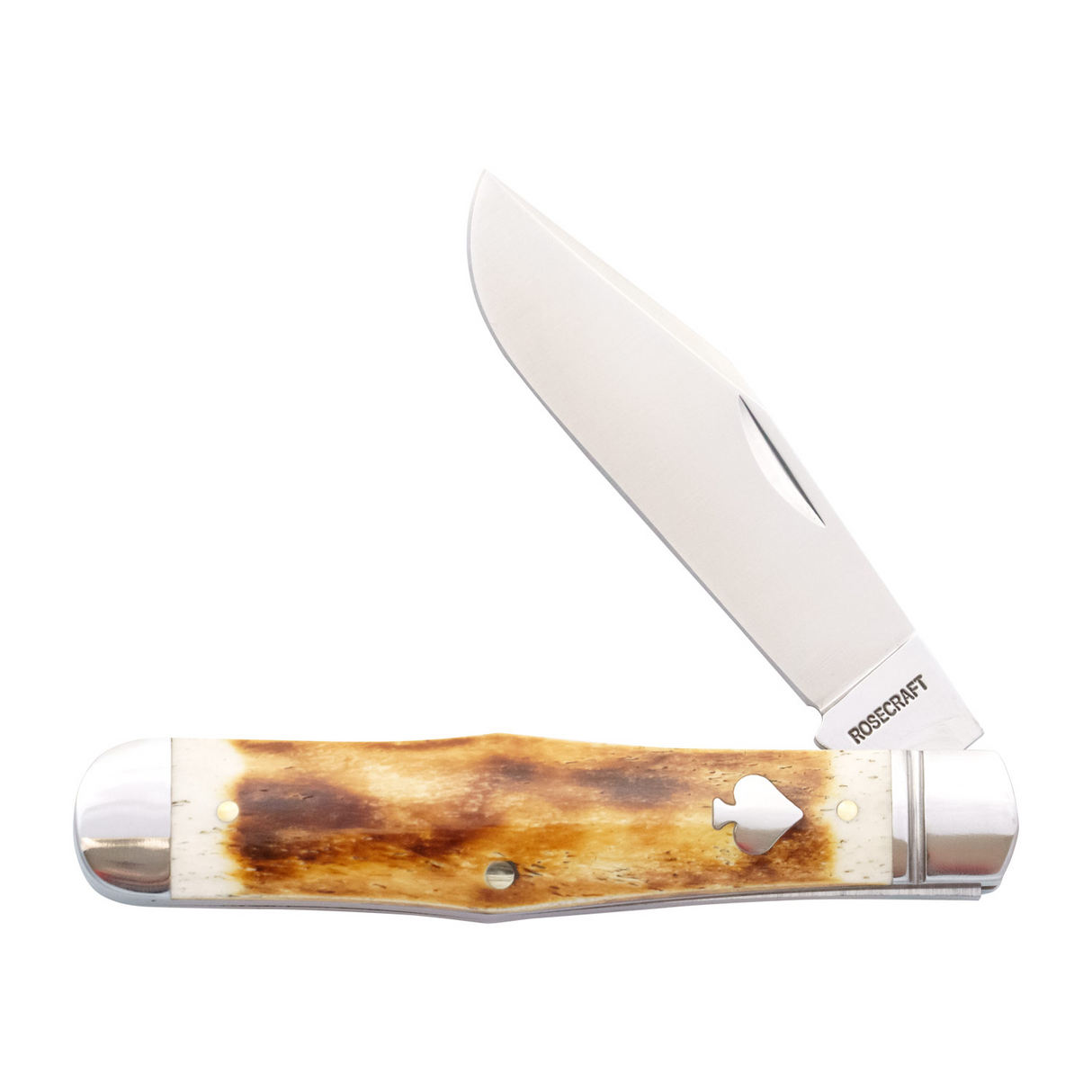 Cumberland River Coke Bottle Toasted White Bone Slipjoint - RCT026-TWB