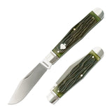 Cumberland River Coke Bottle Vintage Jigged Bone Slipjoint - RCT026-VJB