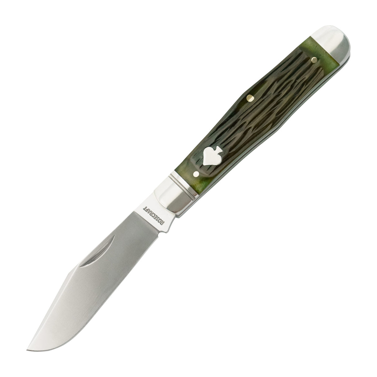 Cumberland River Coke Bottle Vintage Jigged Bone Slipjoint - RCT026-VJB