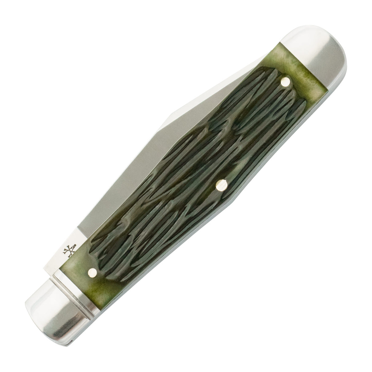Cumberland River Coke Bottle Vintage Jigged Bone Slipjoint - RCT026-VJB