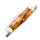 Cumberland River Coke Bottle Toasted White Bone Slipjoint - RCT026-TWB