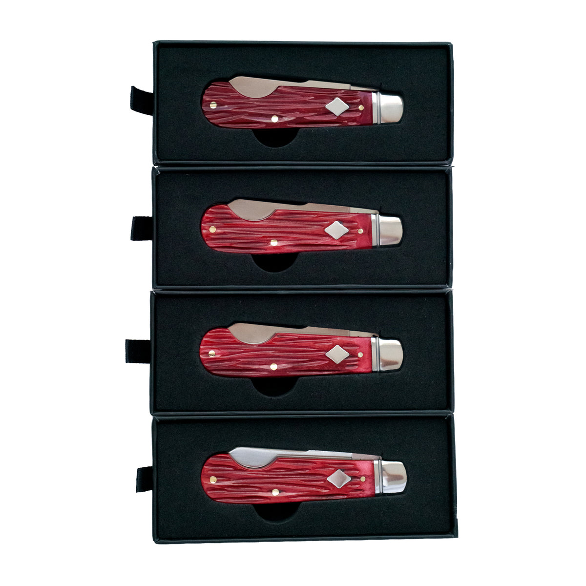 Elk River Easy Open Jack Red Jigged Bone Slipjoint - RCT027-RJB