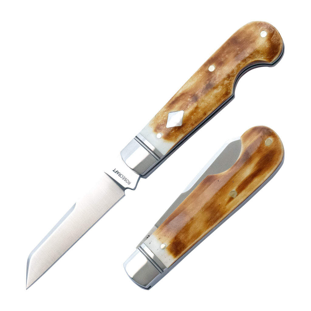 Elk River Easy Open Jack Toasted White Bone Slipjoint - RCT027-TWB