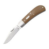 Hatchie River Jack Light Brown Micarta Slipjoint - RCT033-LBM