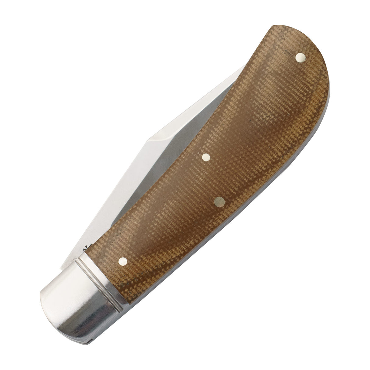 Hatchie River Jack Light Brown Micarta Slipjoint - RCT033-LBM