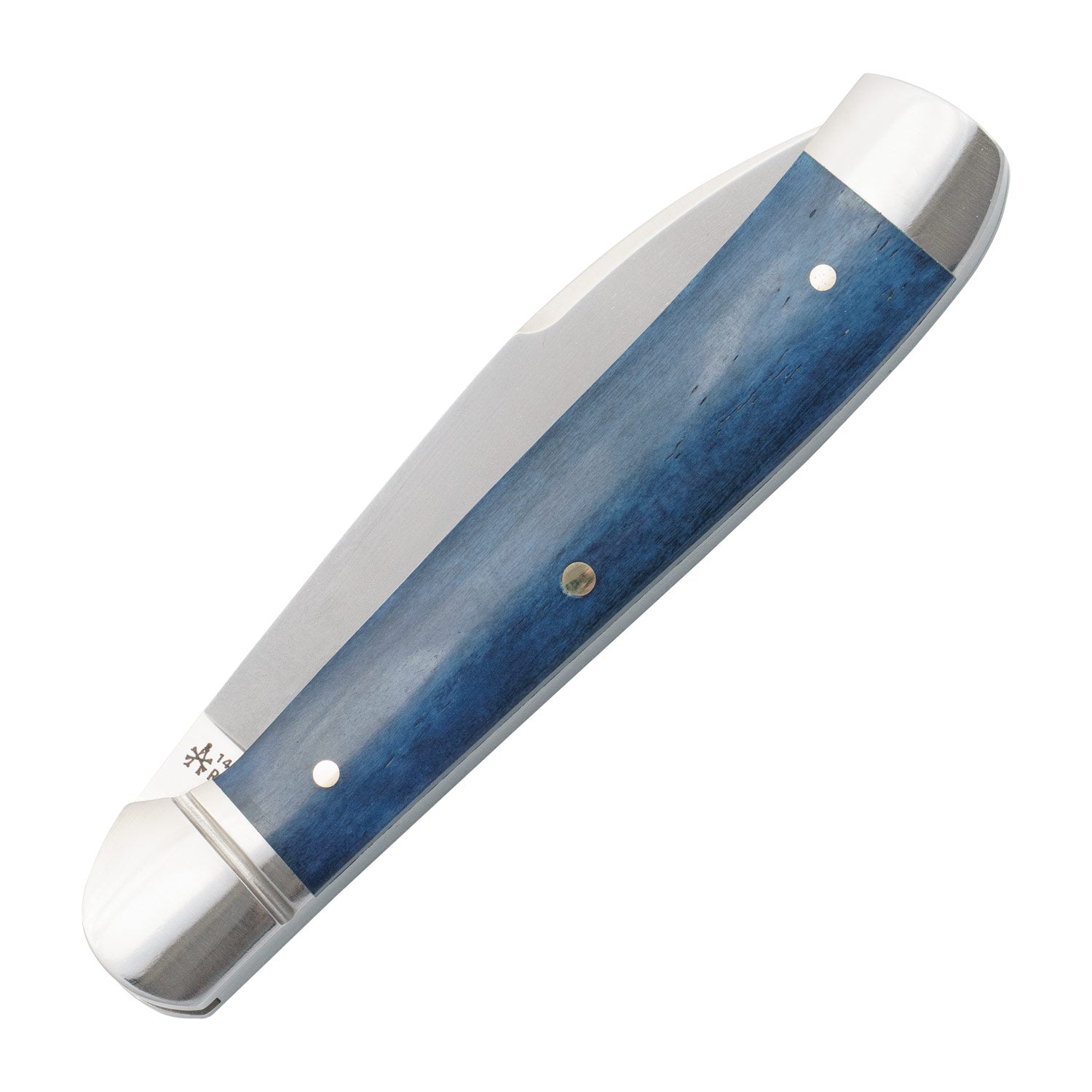 Snake Creek Copperhead Vintage Blue Bone Slipjoint - RCT035-VBB