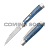 Snake Creek Copperhead Vintage Blue Bone Slipjoint - RCT035-VBB