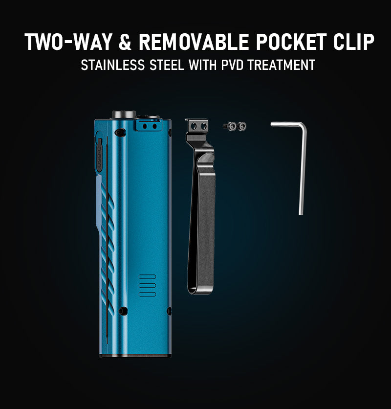 Angel Eyes E60 | Palm Sized EDC Flashlight + Laser