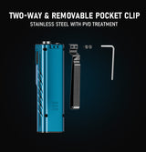 Angel Eyes E60 | Palm Sized EDC Flashlight + Laser