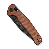 Glenspar | Brown Micarta + Black 9Cr18MoV