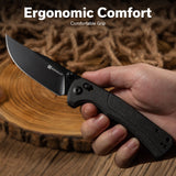 Slybolt | Green Micarta + Black 9Cr18MoV